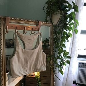 White Paloma Bra Girlfriend Collective